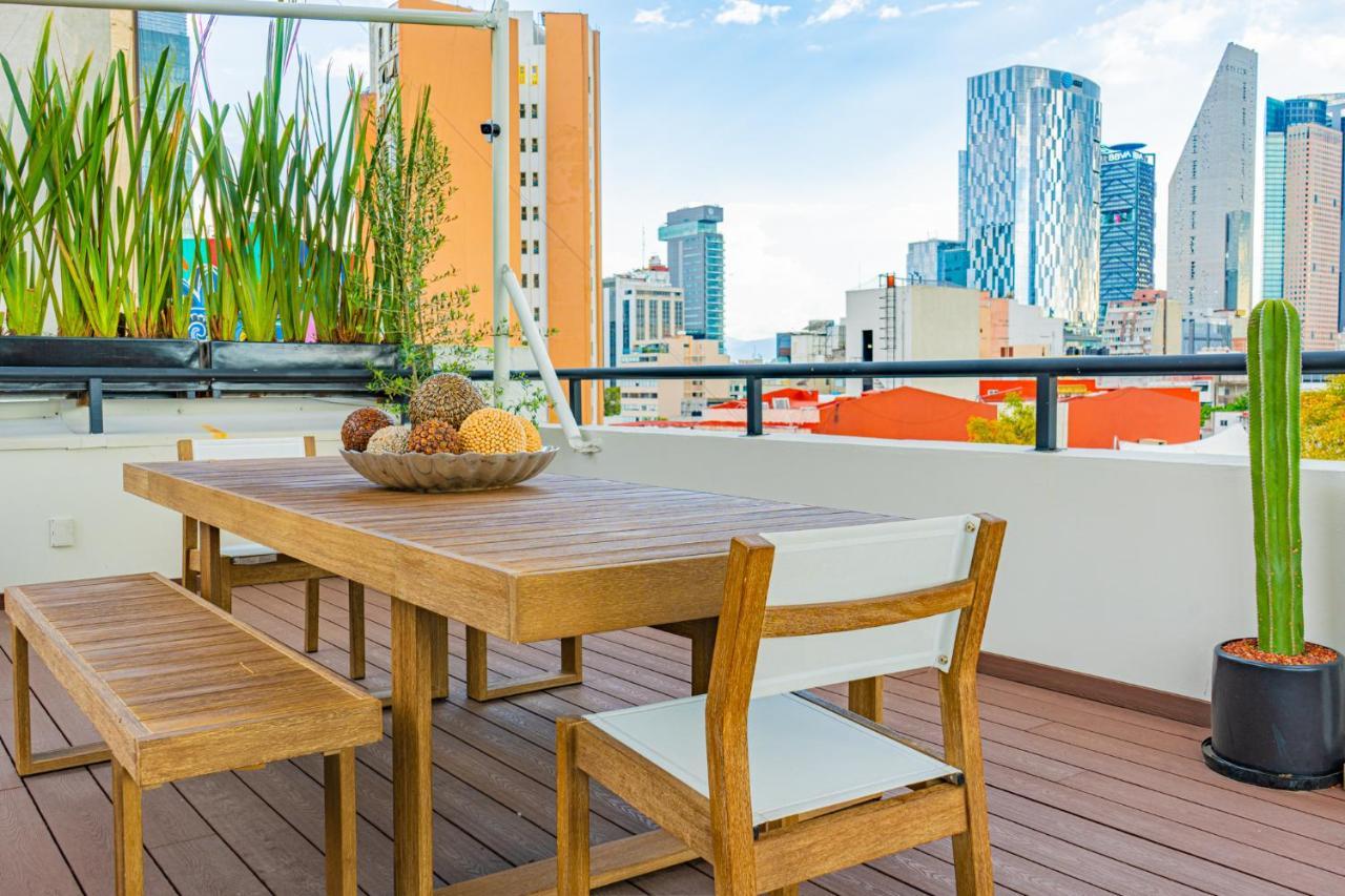 Asra Aparthotel เม็กซิโกซิตี้ ภายนอก รูปภาพ